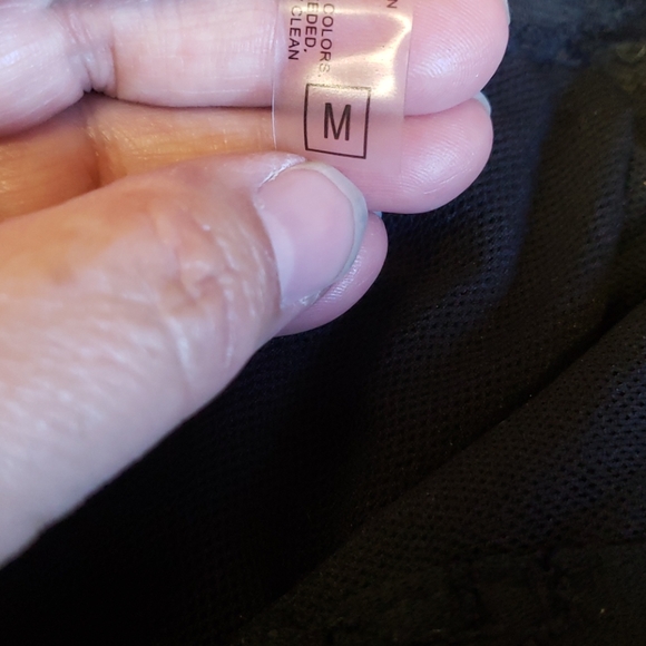 M C.C. Couture Lined Black Lace Shirt B13 - Picture 6 of 7